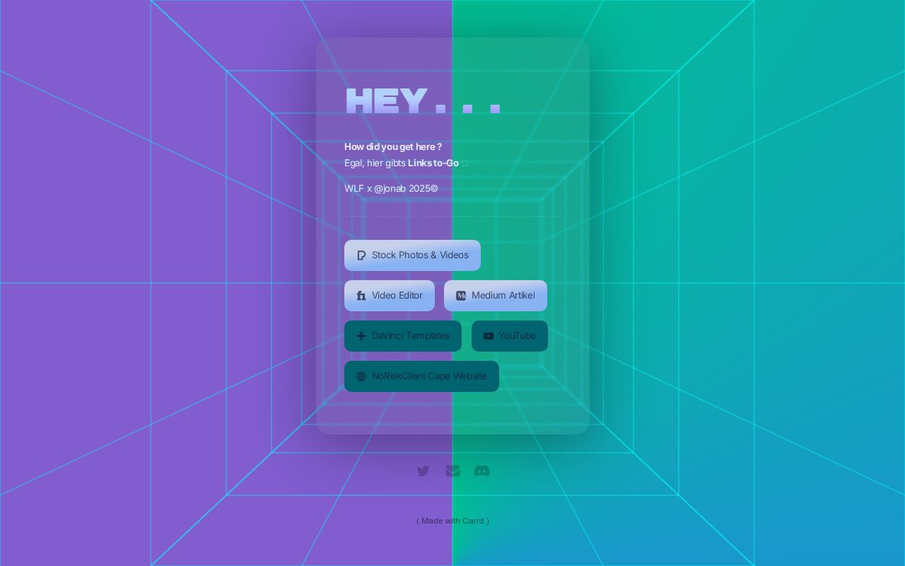 Jonab Landing Page